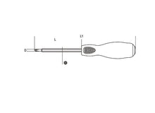 Beta Tools Model 1242 Ph4mm-Screwdrivers Steel Head for Cross