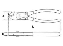 Beta Tools Model 1132 Bm170-Cable Cutters Bi-Material
