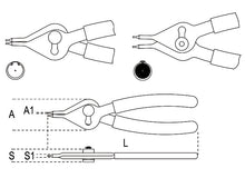 Beta Tools Model 1039 150mm-Straight Point Pliers