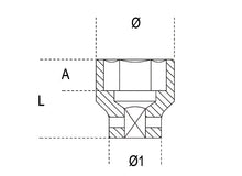 Beta Tools Model 710 21mm-Impact Sockets Standard Series