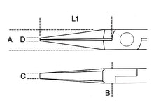 Beta Tools Model 1172 Bm-Smooth Flat Long Nose Pliers
