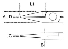 Beta Tools Model 1173 Bm-Round Short Nose Pliers Bi-Material