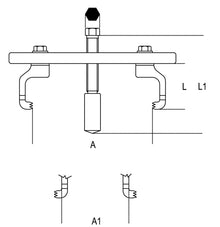 Beta Tools Model 1529 Multi-Step Cone Pulley Puller