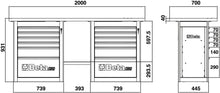 Beta Tools Model C59 B-G-Endurance Workbench 6 Drawers
