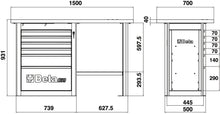Beta Tools Model C59 C-G-Endurance Workbench 6 Drawers
