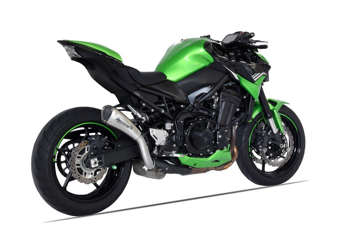 HP CORSE Hydroform Short R Slip-On Exhaust For Kawasaki Z900 (2020+)