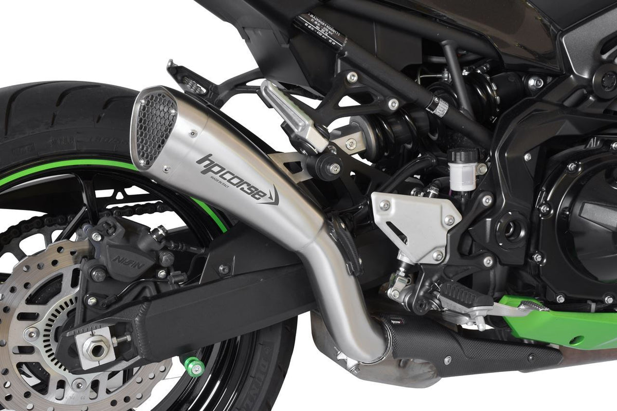 HP CORSE Hydroform Short R Slip-On Exhaust For Kawasaki Z900 (2020+)