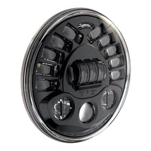 Motodemic 7 Inch Low Profile Adaptive 2 LED Round Headlight Kit