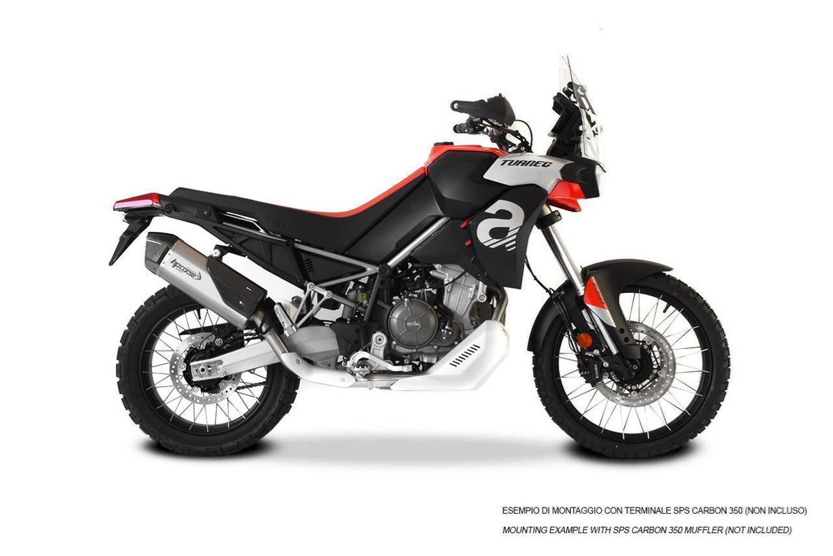 HP CORSE Exhaust Header High Mount (Same as OE) for Aprilia Tuareg 660