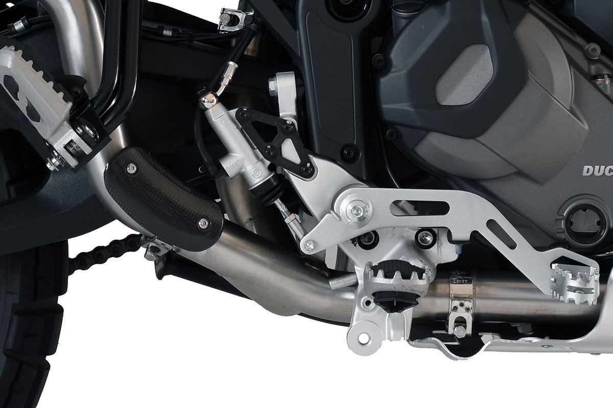 HP CORSE Stainless Exhaust Decat Kit for the Ducati DesertX