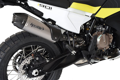 HP CORSE SP-1 CARBON SHORT Titanium High Mount Slip-on Exhaust for the Husqvarna Norden 901
