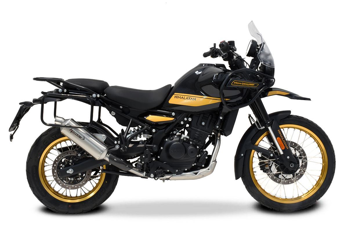 HP CORSE SP-1 SHORT SATIN STAINLESS STEEL SLIP ON for Royal Enfield Himalayan 450
