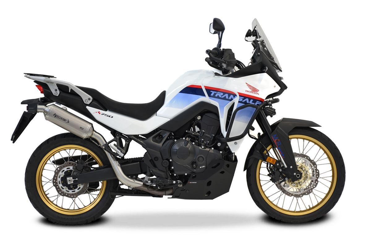 HP CORSE SP-2 Short Titanium Exhaust for Honda Transalp XL750 (High Mount)