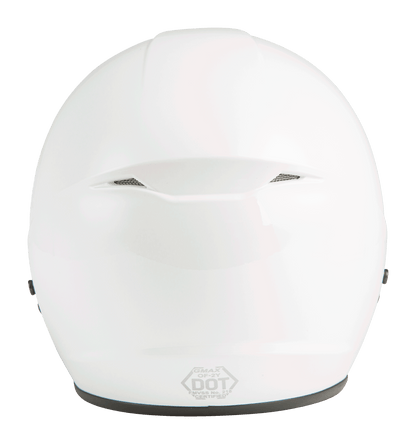 Of 2 Open Face Helmet White Lg