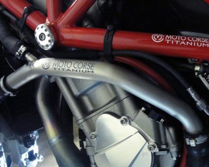 Motocorse Titanium Upper Radiator Hose For MV Agusta Brutale 4 Cylinder Models (B4)
