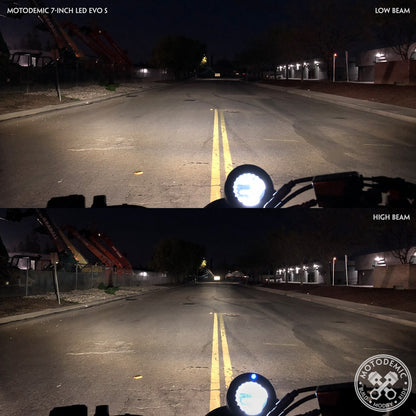 Motodemic LED Headlight Conversion Kit for the Triumph Bobber