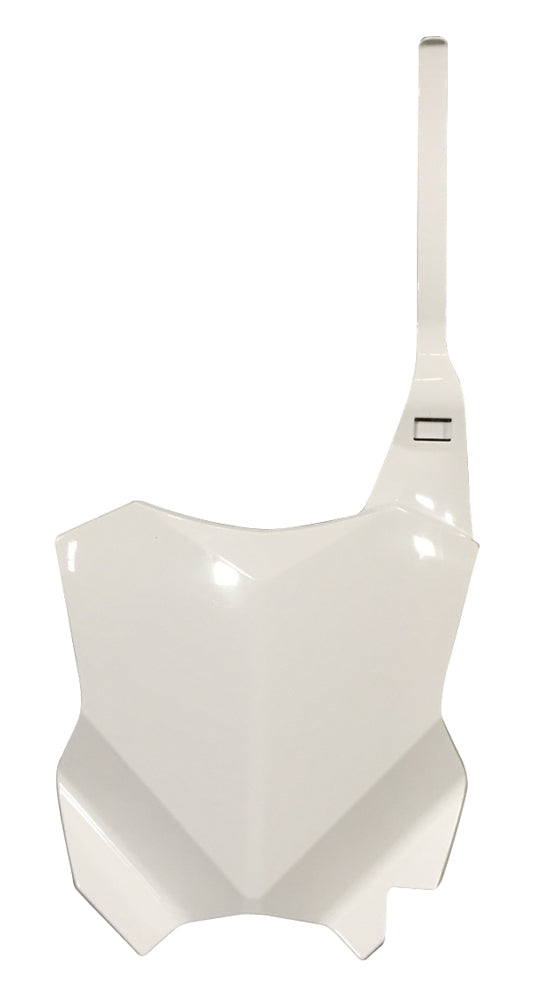 Front Number Plate White