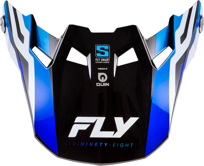 Formula S Carbon Byte Visor Blue Carbon/Blue/White Xl/2x