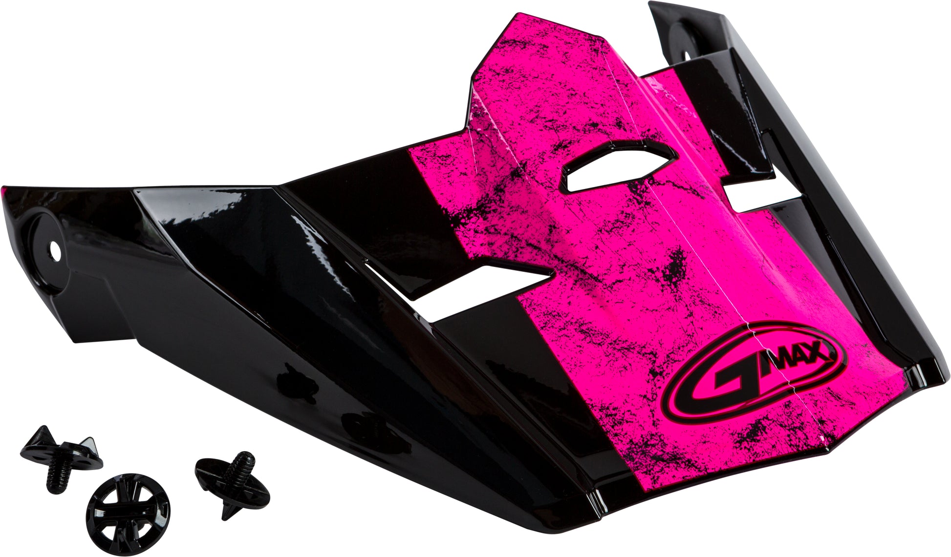 Visor W/Screws Dominant Mx 46y Black/Pink/White Ys Yl