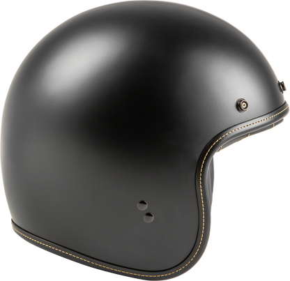 .38 Retro Helmet Matte Black Sm