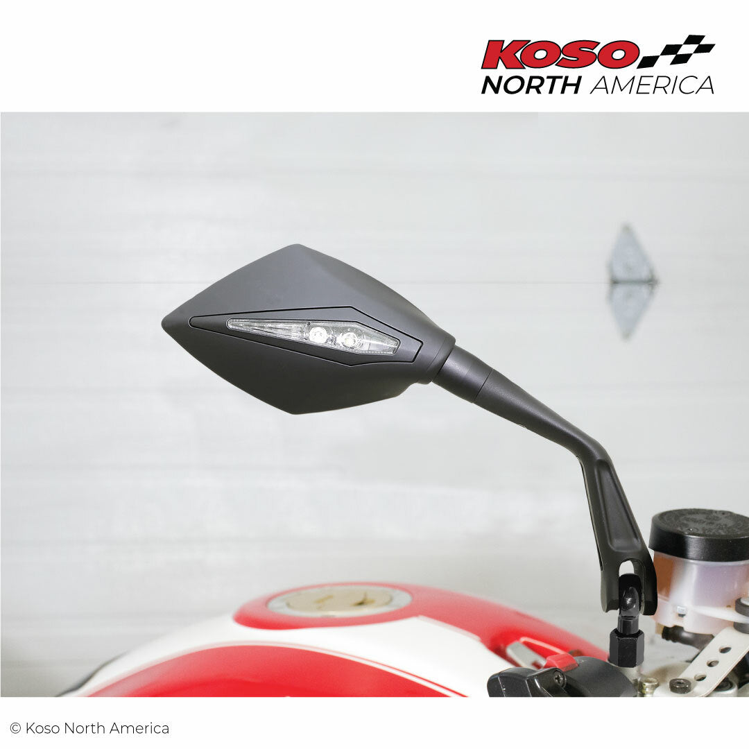Apex M10 Mirrors W/Indicators Pr Black