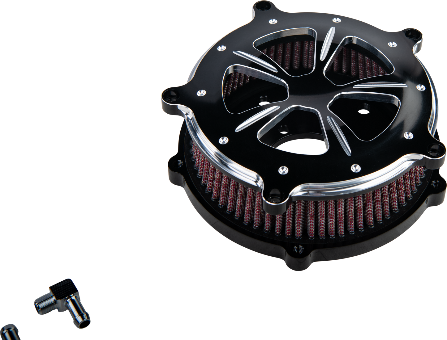 Commodore Air Cleaner Kit Black Contrast W/ Clear Window
