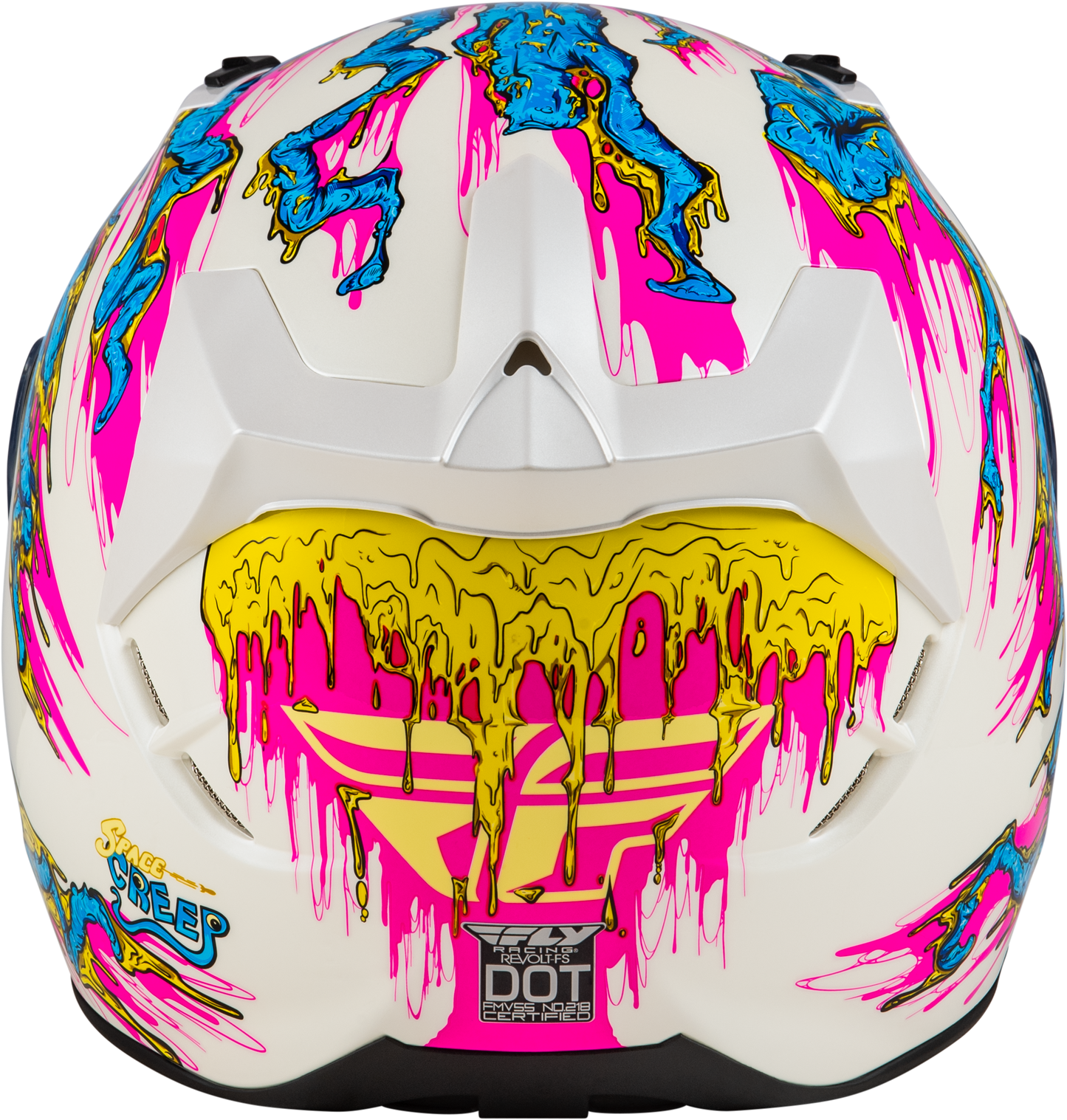 Revolt Space Creep Helmet Light Blue/White/Pink Lg