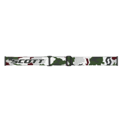 Fury Goggle Dark Green/White Camo W/Silver Chrome Works