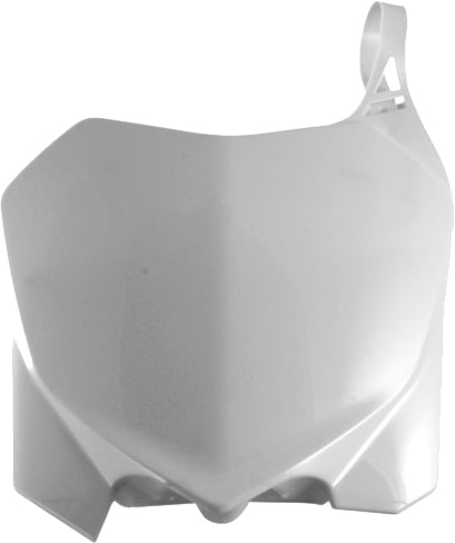 Front Number Plate White