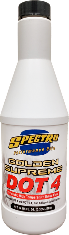 Dot 4 Golden Brake Fluid 12 Oz