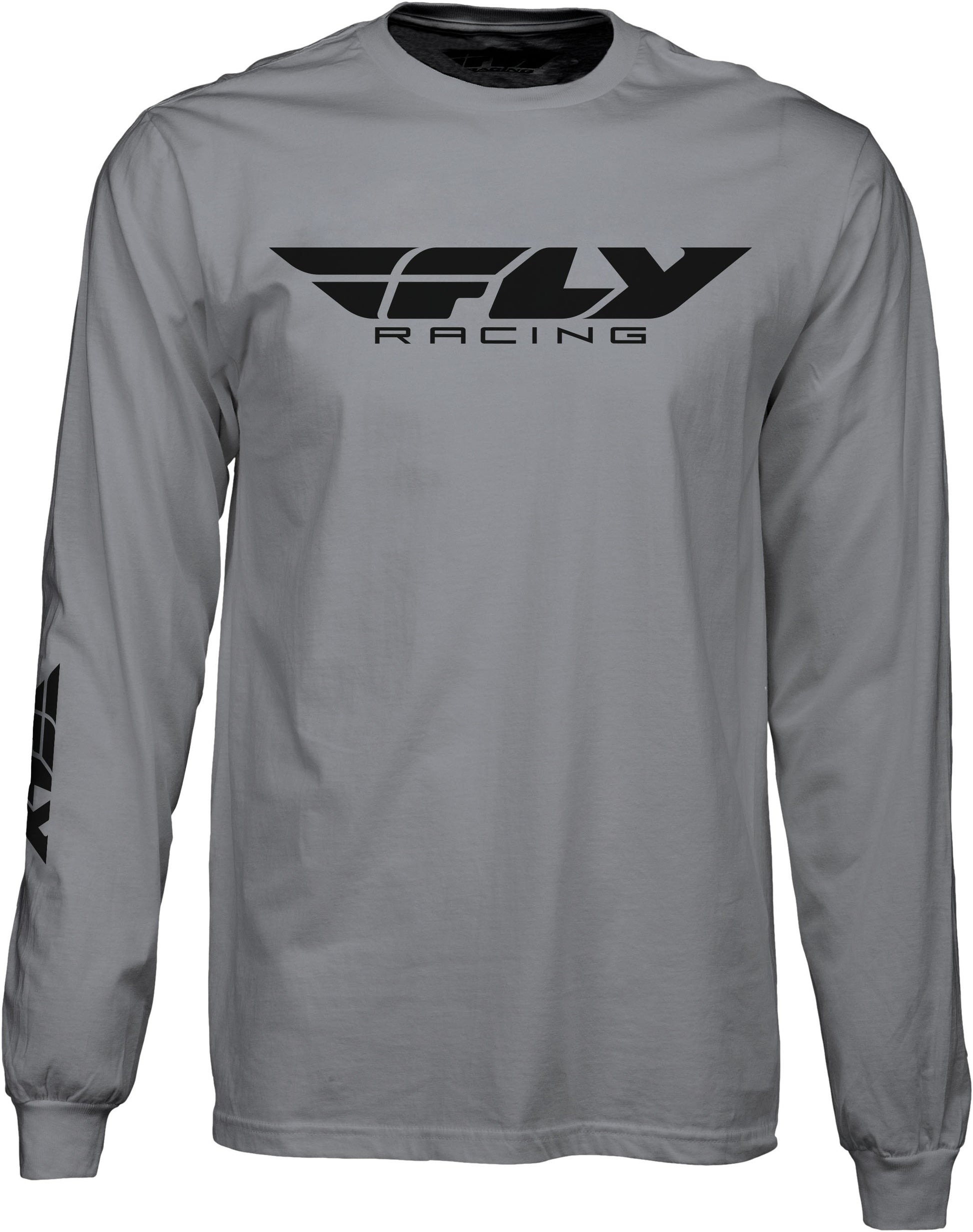 Fly Corporate L/S Tee Grey Sm