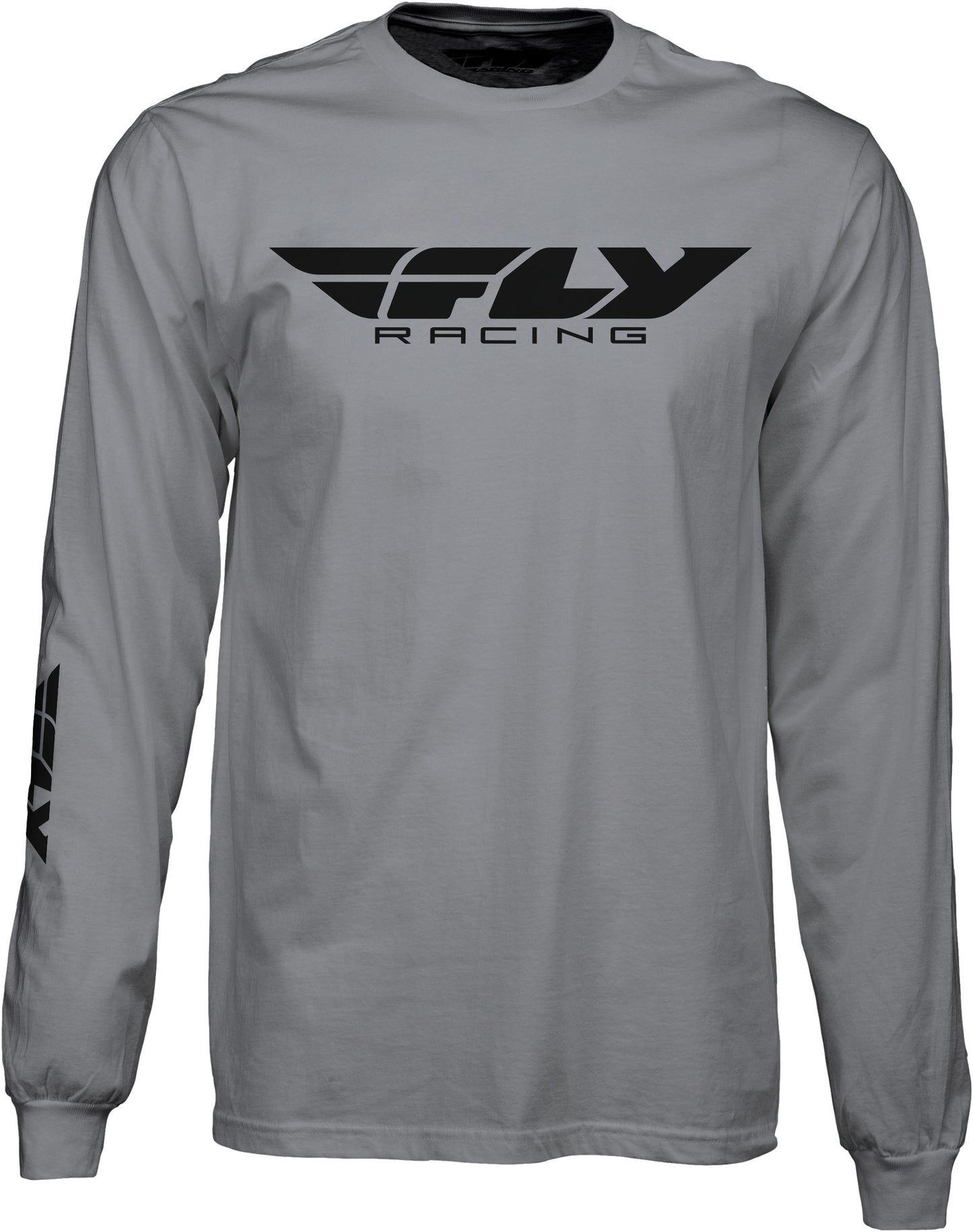 Fly Corporate L/S Tee Grey Lg