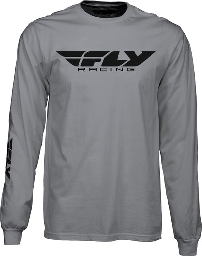Fly Corporate L/S Tee Grey Lg