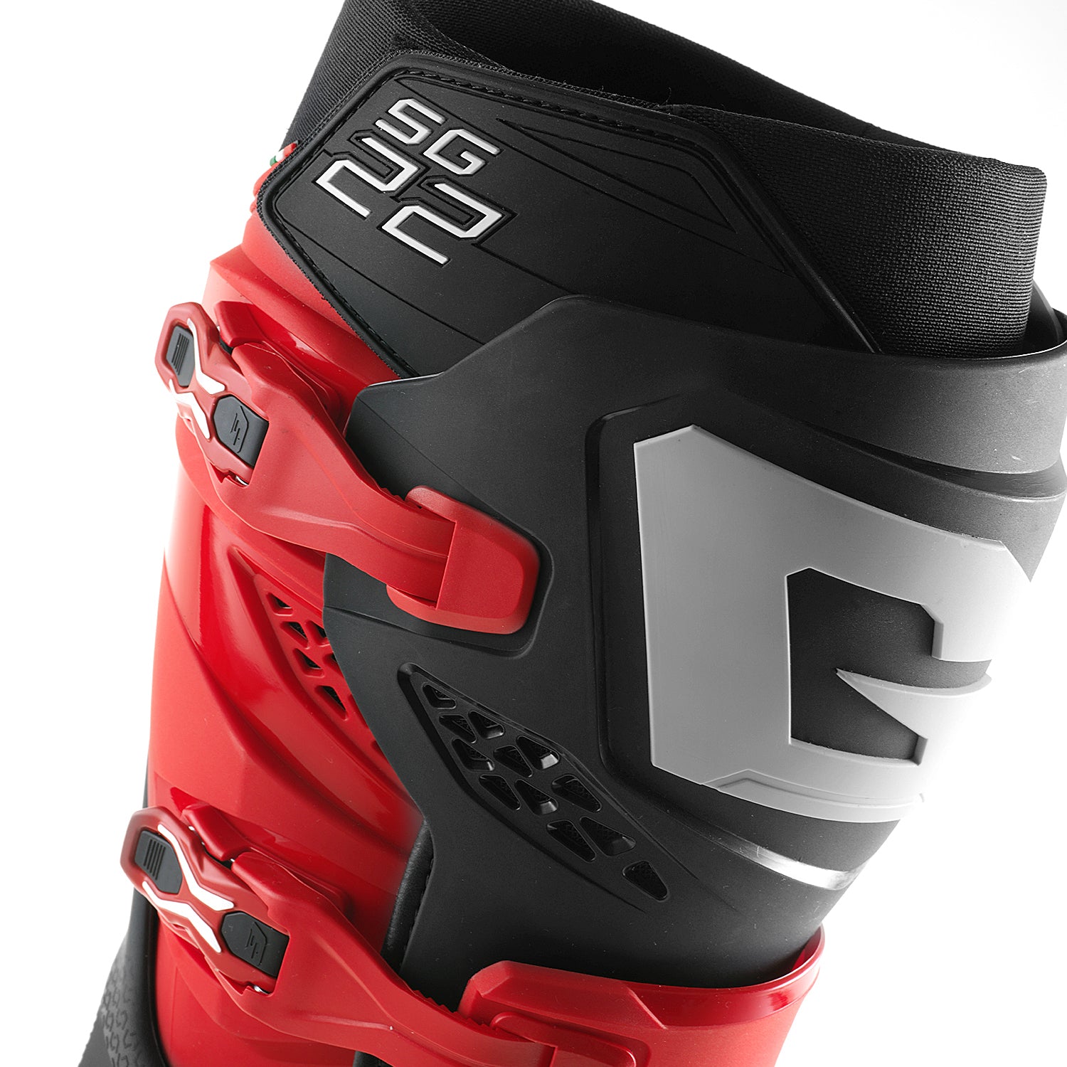 Sg22 Gore Tex Enduro Le Boots Red/Black/Grey Sz 11