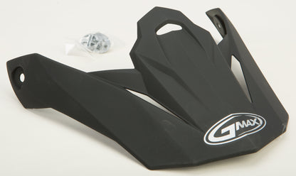 Visor W/Screws Matte Black Mx 86