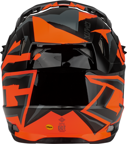 Mx 96 Splinter Helmet Black/Orange 2x