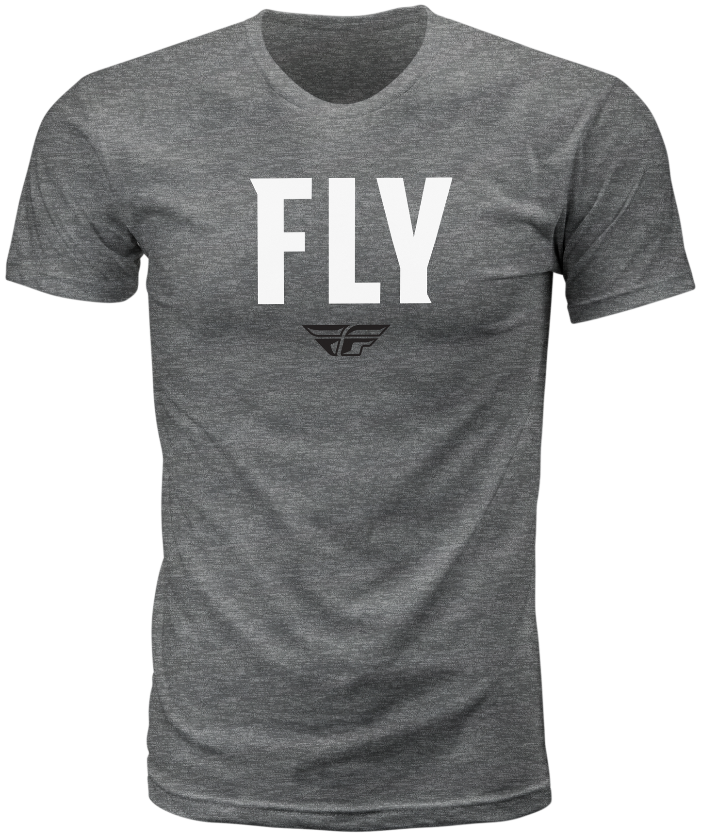 Fly Wfh Tee Dark Grey Heather Md