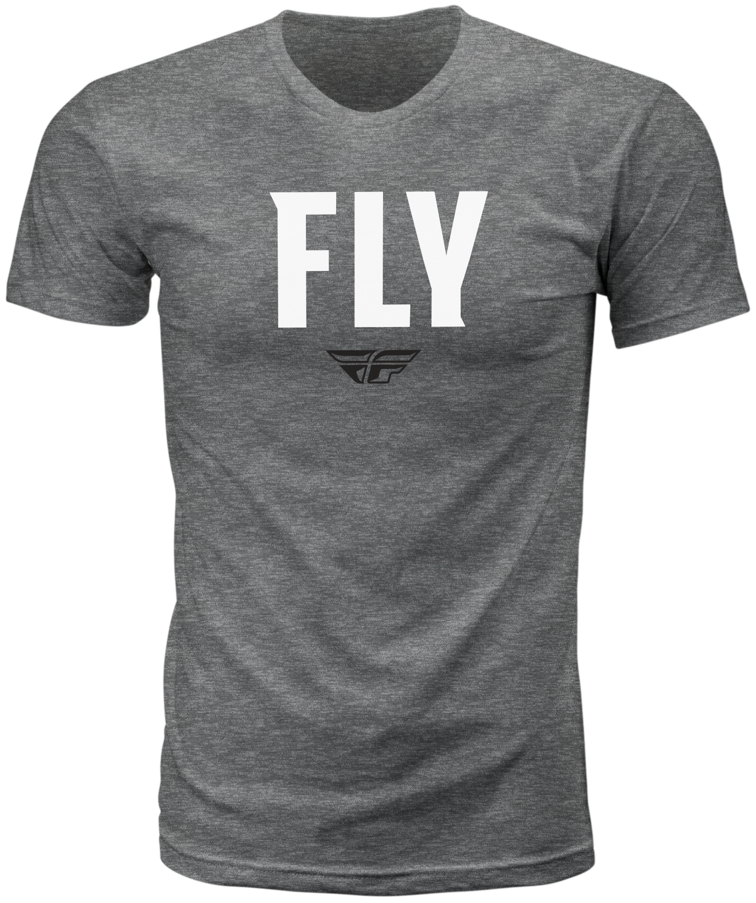 Fly Wfh Tee Dark Grey Heather Md