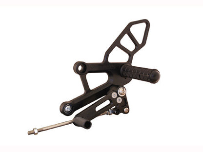 WOODCRAFT Honda CBR250 Complete Adjustable Rearset Kit - Standard Shift