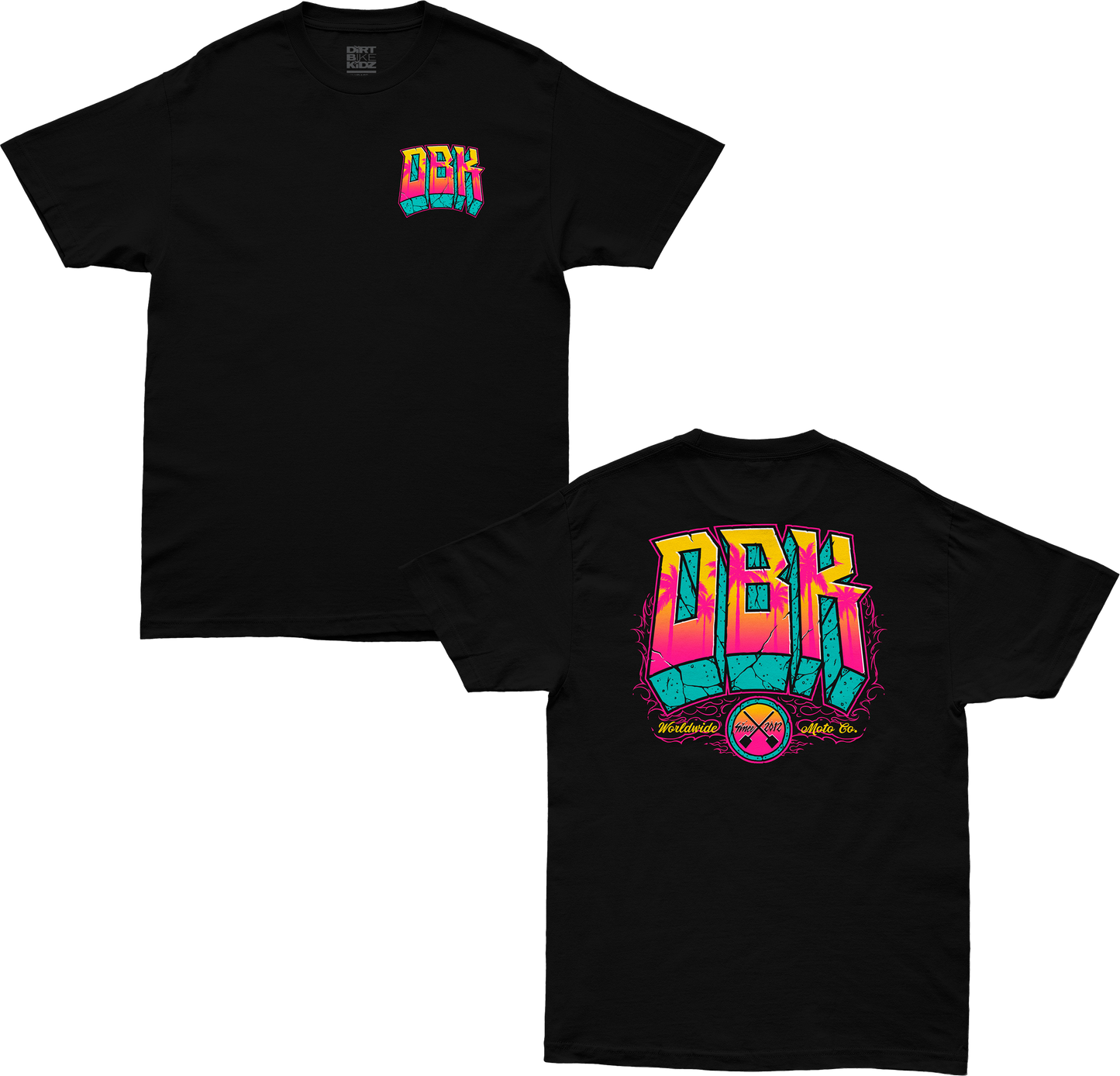 Block X Block Tee Black 2x