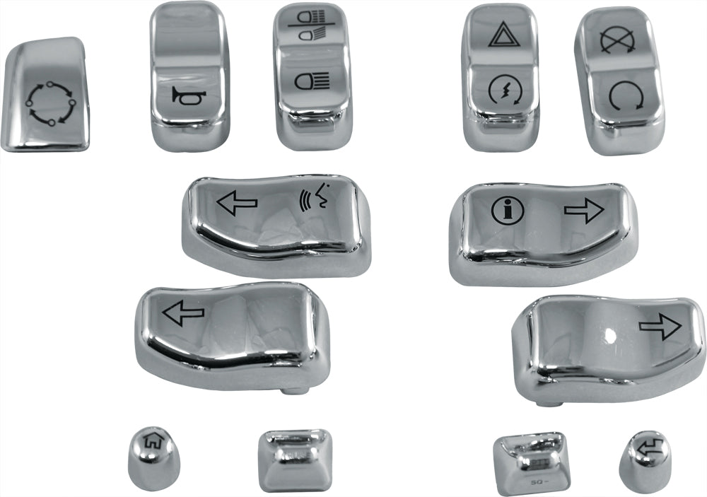 Switch Caps Chr 14 Up 13 Piece