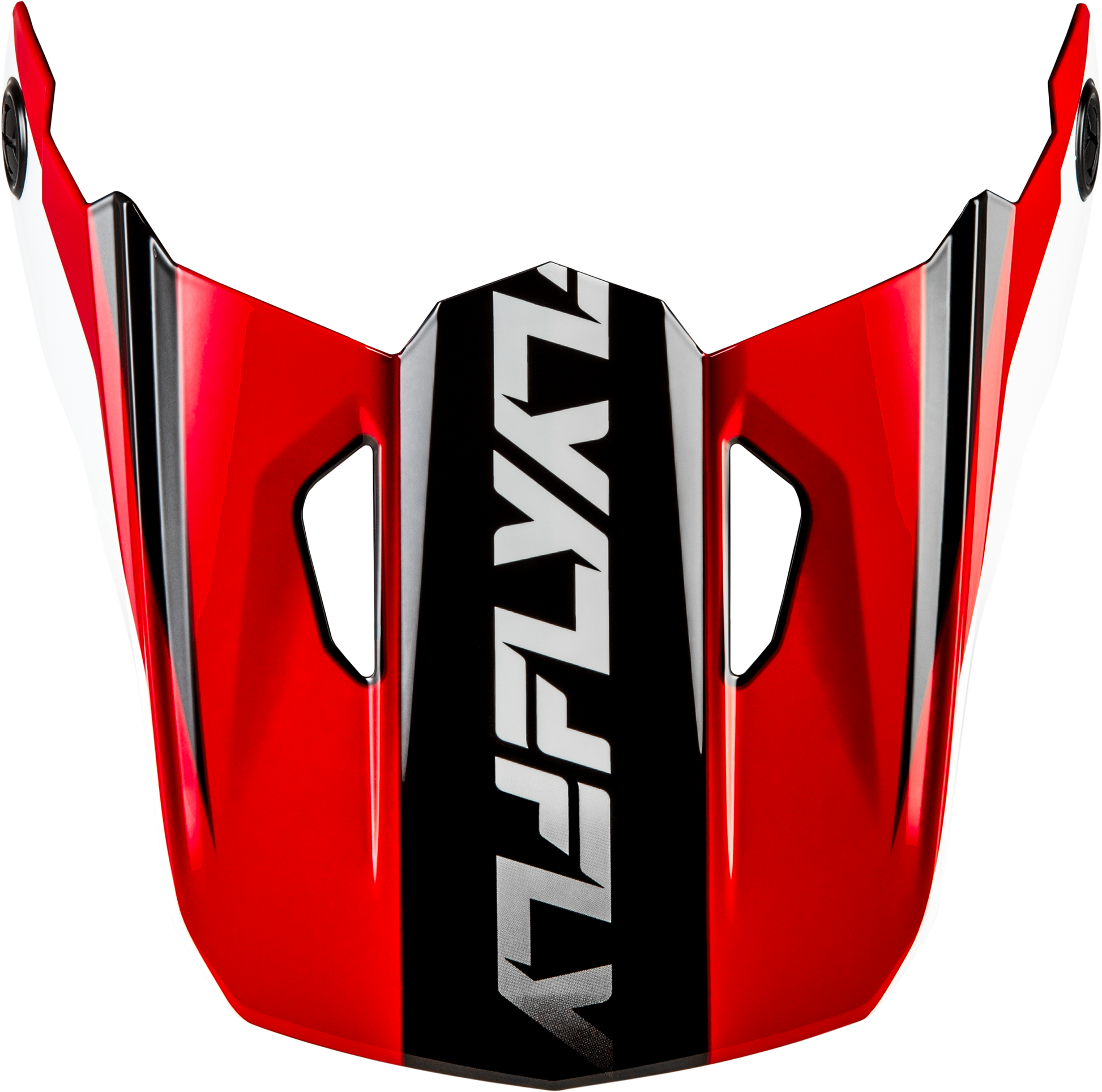 Kinetic Crest Helmet Visor Red/Black/White Md/Lg