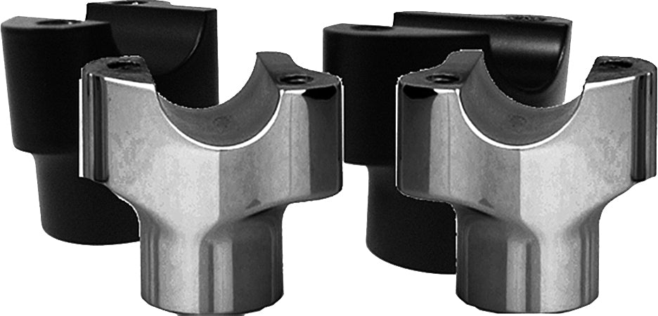 Chubby Risers 1.5" Straight Black