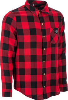 Fly Tek Flannel Red/Black Sm