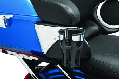 Kuryakyn Reflex Drink Holder Right Side HD Touring Passenger Mount 14 and Up Chrome