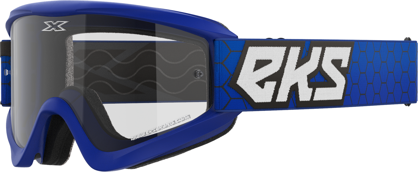 Flat Out Clear Goggle Royal Blue Clear