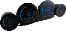 4 Piece Blue Led Gauges `14 22 Flht Flhx Fltr