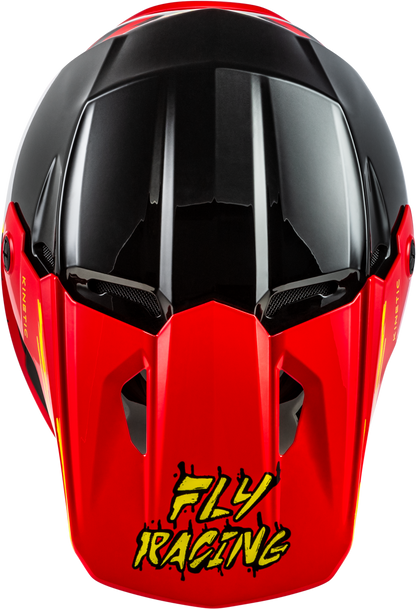 Youth Kinetic Surge Helmet Black/Red/Yellow Ys