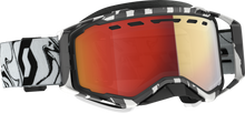 Prospect Goggle Snow Cross Ls Marble Blk/Wht W/Ls Red Chrome