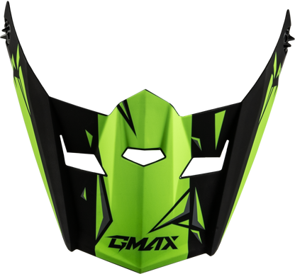 Youth Mx 46y Unstable Visor Matte Black/Green Ys Yl